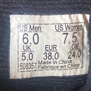 Lizzie Rosette & black skate style high tops; vans; women’s 7.5. Great condition